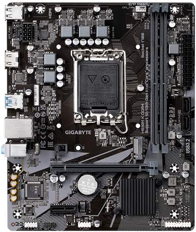 Материнская плата Gigabyte H610M K DDR4, LGA 1700, MicroATX