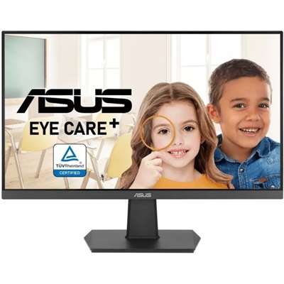 Монитор 23.8″ Asus VA24EHF, 1920x1080 (Full HD), IPS, 100 Гц