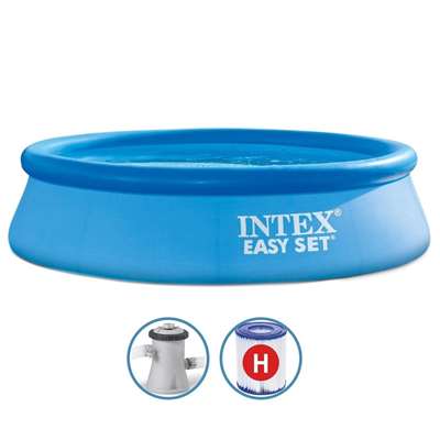 Надувной бассейн Intex Easy Set Pool (28122NP) с фильтрующим насосом