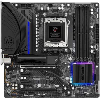 Материнская плата ASRock B650M PG Riptide, AM5, MicroATX