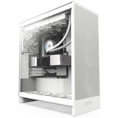 Корпус NZXT H7 Flow (White)