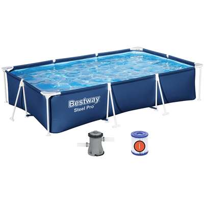 Каркасный бассейн Bestway Steel Pro 56411 с фильтрующим насосом
