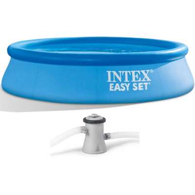 Надувной бассейн Intex Easy Set Pool (28108NP) с фильтрующим насосом