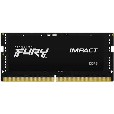 Оперативная память Kingston FURY Impact Black PnP, DDR5 16GB/5600MHz SO-DIMM (KF556S40IB-16)