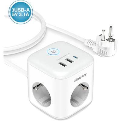 Универсальное зарядное устройство Huntkey SGC307, Белый