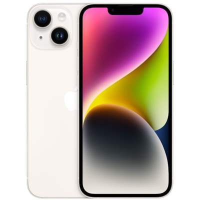 Смартфон Apple iPhone 14 (6 ГБ/128 ГБ) Starlight