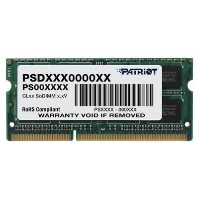 Оперативная память Patriot Signature DDR3 4GB/1333MHz SO-DIMM (PSD34G13332S)