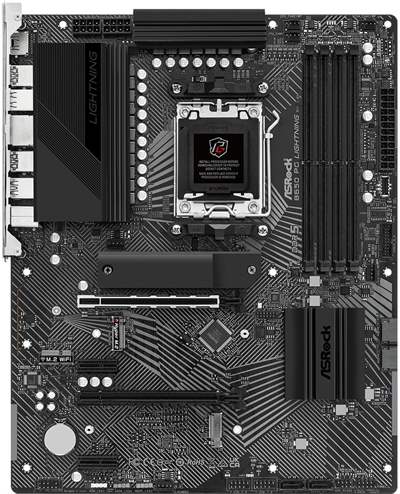 Материнская плата ASRock B650 PG Lightning, AM5, ATX