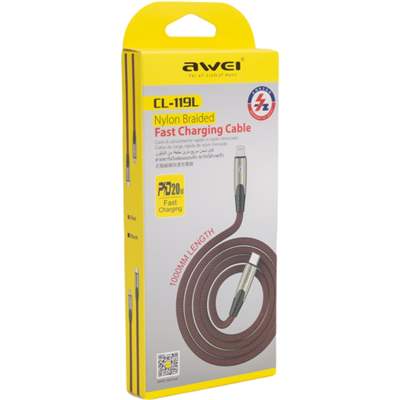 Кабель LDNIO CL-119L, USB-C/Lightning, 1 м