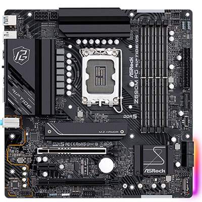 Материнская плата ASRock Z690M PG RIPTIDE/D5, LGA 1700, MicroATX