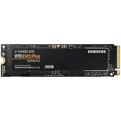 SSD накопитель Samsung 970 EVO Plus, 250 ГБ, M.2 NVMe PCI-E Gen 3x4 (MZ-V7S250BW)