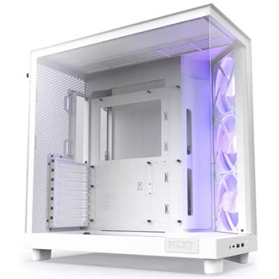 Корпус NZXT H6 Flow RGB (White)