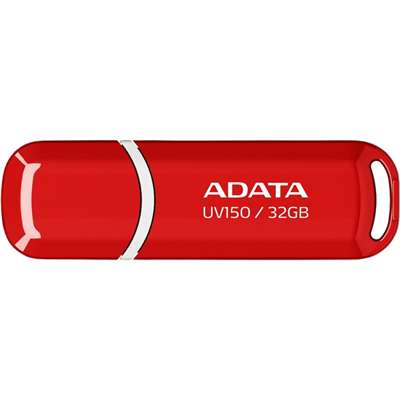 USB флешка USB 3.2 Gen 1 ADATA UV150, 32 ГБ (Red)