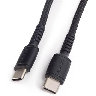 Кабель Awei CL-71T USB-C/USB-C, 1 м, Черный