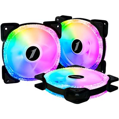Кулер для корпуса 1STPLAYER FIREMOON M1-D COMBO, Ø120 мм (3 в 1)