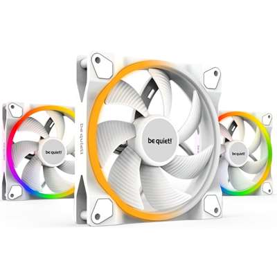 Кулер для корпуса Bequiet! Light Wings 140mm PWM Triple Pack White (3 в 1)