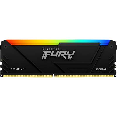 Оперативная память Kingston FURY Beast RGB Black PnP, DDR4 32GB/2666MHz DIMM (KF426C16BB2A/32)