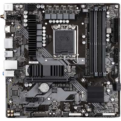 Материнская плата Gigabyte B760M DS3H AX DDR4 (Rev 1.2), LGA 1700, MicroATX