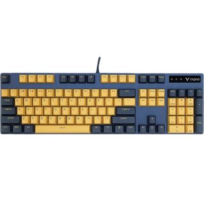 Клавиатура Rapoo V500PRO, Blue Switch, Yellow Blue