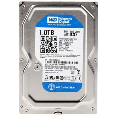 Жесткий диск HDD Western Digital WD10EZEX, 1 ТБ