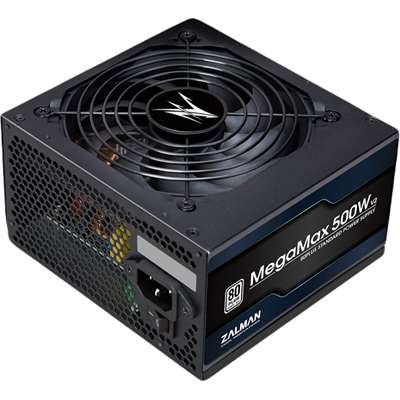 Блок питания 500 Вт, Zalman MegaMax [500W] ZM500-TXIIv2 (80Plus)