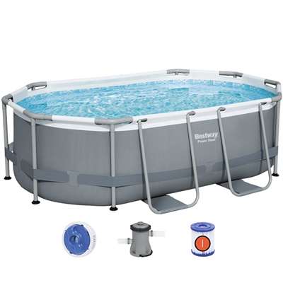 Каркасный бассейн Bestway Power Steel 5614A с фильтрующим насосом