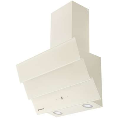 Кухонная вытяжка Maunfeld Cascada 60, Стеклянный бежевый