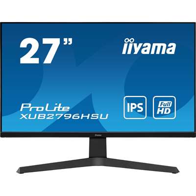 Монитор 27″ iiyama ProLite XUB2796HSU-B1, 1920x1080 (Full HD), IPS, 60 Гц