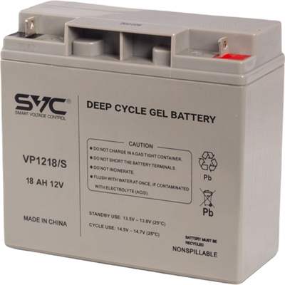Аккумулятор для ИБП SVC GL1218/S (18 Ач)