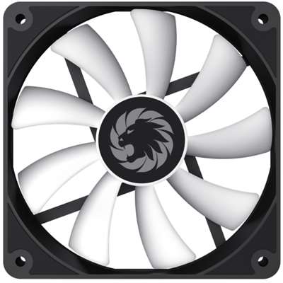 Кулер для корпуса Gamemax GMX-WFBK WT, Ø120 мм