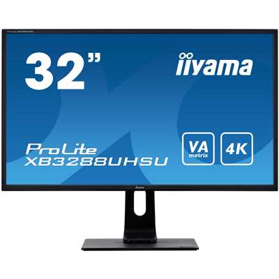 Монитор 31.5″ iiyama ProLite XB3288UHSU-B1, 3840x2160 (4K UHD), VA, 60 Гц