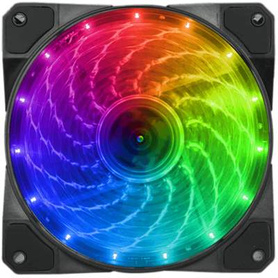 Кулер для корпуса Gamemax FN-12Rainbow-M