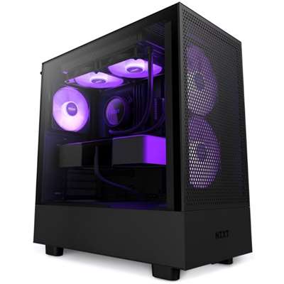Корпус NZXT H5 Flow RGB (2023)(CC-H51FB-R1) (Black)