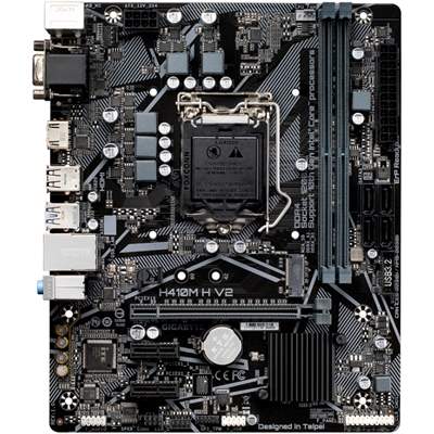 Материнская плата Gigabyte H410M H V2, LGA 1200, MicroATX