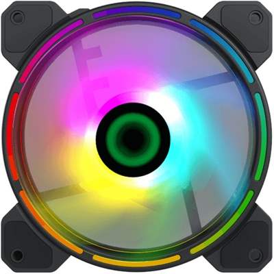 Кулер для корпуса Gamemax FN-12Rainbow-D