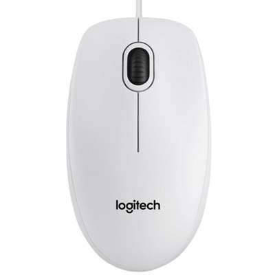 Мышь Logitech 	B100 (White)