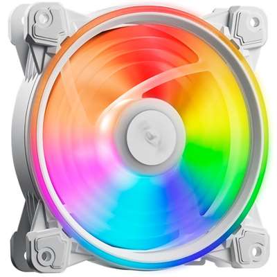 Кулер для корпуса ADATA XPG HURRICANE 120 ARGB PWM, Ø120 мм, White