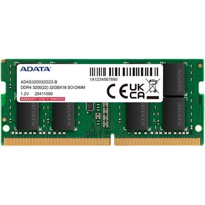 Оперативная память ADATA Premier DDR4 3200 SO-DIMM, DDR4 16GB/3200MHz SO-DIMM (AD4S320016G22-SGN)