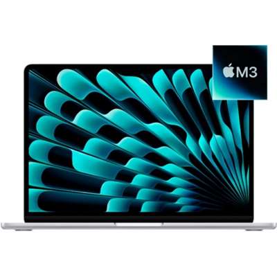 Ноутбук Apple MacBook Air 13″ M3 (2024) 13.6″/Apple M3/8 ГБ/512 ГБ/MacOS, Silver