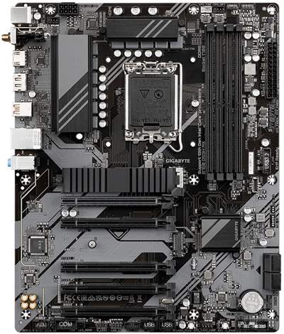 Материнская плата Gigabyte B760 DS3H AX, LGA 1700, ATX