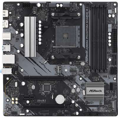 Материнская плата ASRock A520M PHANTOM GAMING 4, AM4, MicroATX