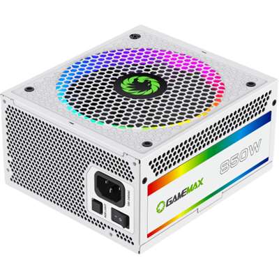 Блок питания 850W, Gamemax RGB850 PRO WH (Gold)