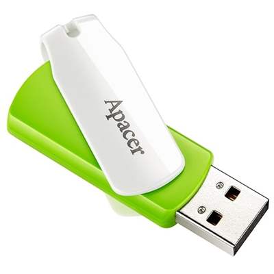 USB флешка 2.0 Apacer AH335, 64 ГБ (Green)
