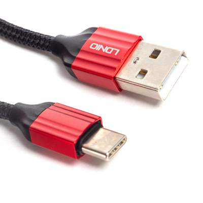 Кабель LDNIO LS431, USB-A/USB-C, 1 м