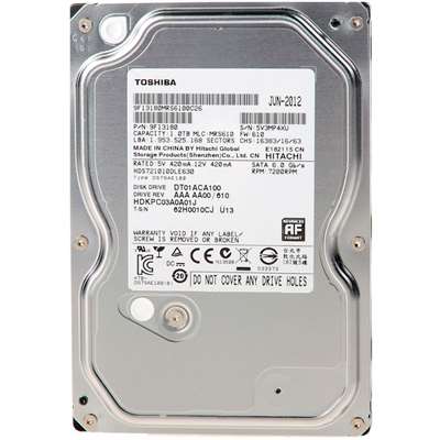 Жесткий диск HDD Toshiba DT01ACA100, 1 ТБ